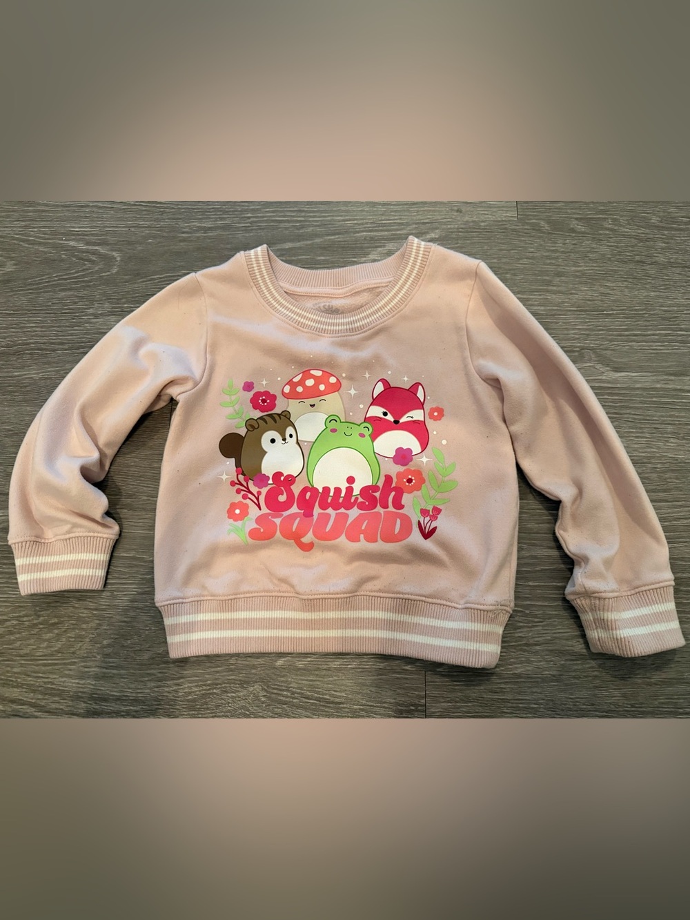 Girls' Pink Squishmallows Graphic Sweatshirt